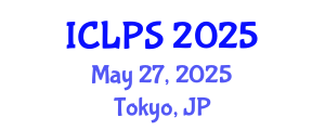 International Conference on Law and Political Science (ICLPS) May 27, 2025 - Tokyo, Japan