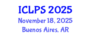 International Conference on Law and Political Science (ICLPS) November 18, 2025 - Buenos Aires, Argentina