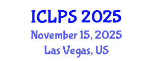 International Conference on Law and Political Science (ICLPS) November 15, 2025 - Las Vegas, United States