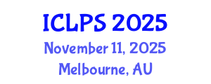 International Conference on Law and Political Science (ICLPS) November 11, 2025 - Melbourne, Australia