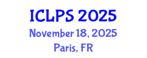 International Conference on Law and Political Science (ICLPS) November 18, 2025 - Paris, France