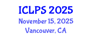 International Conference on Law and Political Science (ICLPS) November 15, 2025 - Vancouver, Canada