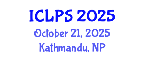 International Conference on Law and Political Science (ICLPS) October 21, 2025 - Kathmandu, Nepal