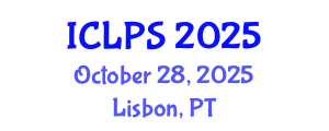 International Conference on Law and Political Science (ICLPS) October 28, 2025 - Lisbon, Portugal