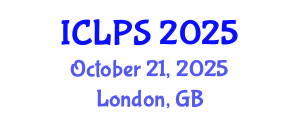 International Conference on Law and Political Science (ICLPS) October 21, 2025 - London, United Kingdom