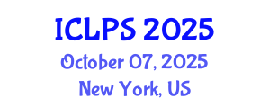 International Conference on Law and Political Science (ICLPS) October 07, 2025 - New York, United States