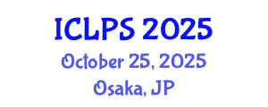 International Conference on Law and Political Science (ICLPS) October 25, 2025 - Osaka, Japan