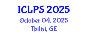 International Conference on Law and Political Science (ICLPS) October 04, 2025 - Tbilisi, Georgia