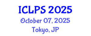 International Conference on Law and Political Science (ICLPS) October 07, 2025 - Tokyo, Japan