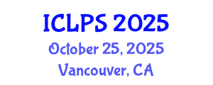 International Conference on Law and Political Science (ICLPS) October 25, 2025 - Vancouver, Canada