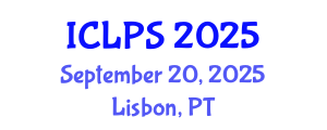 International Conference on Law and Political Science (ICLPS) September 20, 2025 - Lisbon, Portugal