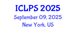 International Conference on Law and Political Science (ICLPS) September 09, 2025 - New York, United States