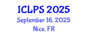 International Conference on Law and Political Science (ICLPS) September 16, 2025 - Nice, France