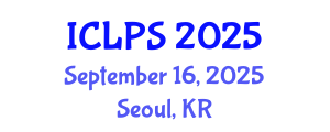 International Conference on Law and Political Science (ICLPS) September 16, 2025 - Seoul, Republic of Korea