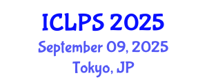 International Conference on Law and Political Science (ICLPS) September 09, 2025 - Tokyo, Japan