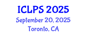 International Conference on Law and Political Science (ICLPS) September 20, 2025 - Toronto, Canada