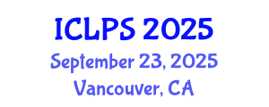International Conference on Law and Political Science (ICLPS) September 23, 2025 - Vancouver, Canada