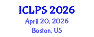 International Conference on Law and Political Science (ICLPS) April 20, 2026 - Boston, United States International Conference on Law and Political Science (ICLPS) April 20, 2026 - Boston, United States