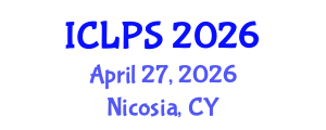 International Conference on Law and Political Science (ICLPS) April 27, 2026 - Nicosia, Cyprus International Conference on Law and Political Science (ICLPS) April 27, 2026 - Nicosia, Cyprus