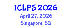 International Conference on Law and Political Science (ICLPS) April 27, 2026 - Singapore, Singapore International Conference on Law and Political Science (ICLPS) April 27, 2026 - Singapore, Singapore