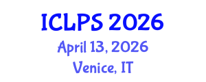 International Conference on Law and Political Science (ICLPS) April 13, 2026 - Venice, Italy International Conference on Law and Political Science (ICLPS) April 13, 2026 - Venice, Italy