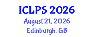 International Conference on Law and Political Science (ICLPS) August 21, 2026 - Edinburgh, United Kingdom International Conference on Law and Political Science (ICLPS) August 21, 2026 - Edinburgh, United Kingdom