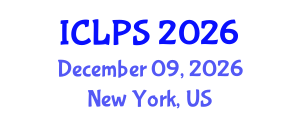 International Conference on Law and Political Science (ICLPS) December 09, 2026 - New York, United States International Conference on Law and Political Science (ICLPS) December 09, 2026 - New York, United States