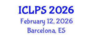 International Conference on Law and Political Science (ICLPS) February 12, 2026 - Barcelona, Spain International Conference on Law and Political Science (ICLPS) February 12, 2026 - Barcelona, Spain