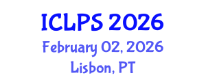 International Conference on Law and Political Science (ICLPS) February 02, 2026 - Lisbon, Portugal International Conference on Law and Political Science (ICLPS) February 02, 2026 - Lisbon, Portugal