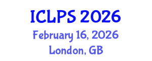 International Conference on Law and Political Science (ICLPS) February 16, 2026 - London, United Kingdom International Conference on Law and Political Science (ICLPS) February 16, 2026 - London, United Kingdom