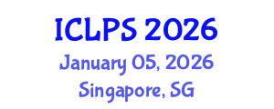 International Conference on Law and Political Science (ICLPS) January 05, 2026 - Singapore, Singapore