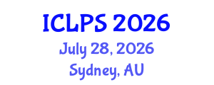 International Conference on Law and Political Science (ICLPS) July 28, 2026 - Sydney, Australia International Conference on Law and Political Science (ICLPS) July 28, 2026 - Sydney, Australia