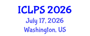 International Conference on Law and Political Science (ICLPS) July 17, 2026 - Washington, United States International Conference on Law and Political Science (ICLPS) July 17, 2026 - Washington, United States