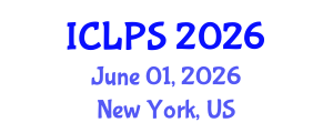 International Conference on Law and Political Science (ICLPS) June 01, 2026 - New York, United States International Conference on Law and Political Science (ICLPS) June 01, 2026 - New York, United States