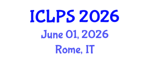International Conference on Law and Political Science (ICLPS) June 01, 2026 - Rome, Italy International Conference on Law and Political Science (ICLPS) June 01, 2026 - Rome, Italy