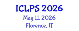 International Conference on Law and Political Science (ICLPS) May 11, 2026 - Florence, Italy International Conference on Law and Political Science (ICLPS) May 11, 2026 - Florence, Italy