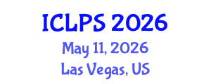 International Conference on Law and Political Science (ICLPS) May 11, 2026 - Las Vegas, United States International Conference on Law and Political Science (ICLPS) May 11, 2026 - Las Vegas, United States