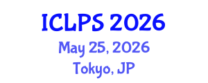 International Conference on Law and Political Science (ICLPS) May 25, 2026 - Tokyo, Japan International Conference on Law and Political Science (ICLPS) May 25, 2026 - Tokyo, Japan