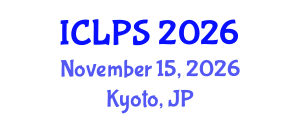 International Conference on Law and Political Science (ICLPS) November 15, 2026 - Kyoto, Japan International Conference on Law and Political Science (ICLPS) November 15, 2026 - Kyoto, Japan