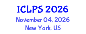 International Conference on Law and Political Science (ICLPS) November 04, 2026 - New York, United States International Conference on Law and Political Science (ICLPS) November 04, 2026 - New York, United States