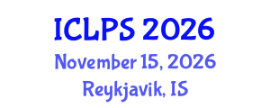 International Conference on Law and Political Science (ICLPS) November 15, 2026 - Reykjavik, Iceland International Conference on Law and Political Science (ICLPS) November 15, 2026 - Reykjavik, Iceland