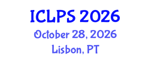 International Conference on Law and Political Science (ICLPS) October 28, 2026 - Lisbon, Portugal International Conference on Law and Political Science (ICLPS) October 28, 2026 - Lisbon, Portugal