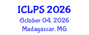 International Conference on Law and Political Science (ICLPS) October 04, 2026 - Madagascar, Madagascar International Conference on Law and Political Science (ICLPS) October 04, 2026 - Madagascar, Madagascar