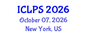 International Conference on Law and Political Science (ICLPS) October 07, 2026 - New York, United States International Conference on Law and Political Science (ICLPS) October 07, 2026 - New York, United States