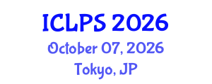 International Conference on Law and Political Science (ICLPS) October 07, 2026 - Tokyo, Japan International Conference on Law and Political Science (ICLPS) October 07, 2026 - Tokyo, Japan