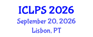 International Conference on Law and Political Science (ICLPS) September 20, 2026 - Lisbon, Portugal International Conference on Law and Political Science (ICLPS) September 20, 2026 - Lisbon, Portugal