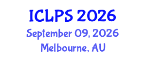 International Conference on Law and Political Science (ICLPS) September 09, 2026 - Melbourne, Australia International Conference on Law and Political Science (ICLPS) September 09, 2026 - Melbourne, Australia