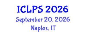 International Conference on Law and Political Science (ICLPS) September 20, 2026 - Naples, Italy International Conference on Law and Political Science (ICLPS) September 20, 2026 - Naples, Italy