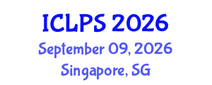 International Conference on Law and Political Science (ICLPS) September 09, 2026 - Singapore, Singapore