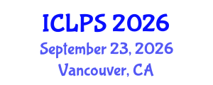 International Conference on Law and Political Science (ICLPS) September 23, 2026 - Vancouver, Canada International Conference on Law and Political Science (ICLPS) September 23, 2026 - Vancouver, Canada